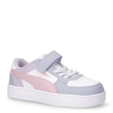 Caven 2.0 Block sneaker bambina in ecopelle bianco rosa lilla | Boscaini Scarpe