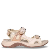 Sandalo sportivo in pelle e tessuto beige oro - TOO LIKE | Boscaini Scarpe