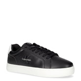 Classic Cupsole Mono sneaker in pelle ed ecopelle nero - CALVIN KLEIN | Boscaini Scarpe