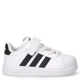 Streettalk sneaker in ecopelle bambino bianco nero | Boscaini Scarpe