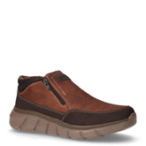 Polacchino in ecopelle con zip marrone | Boscaini Scarpe