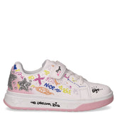 Sneaker bambina in ecopelle bianco multicolor - PRIMIGI AVANT | Boscaini Scarpe