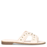 Ciabatta con borchie off white - KHARISMA | Boscaini Scarpe
