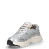 Sneaker in tessuto ed ecopelle bambina argento oro | Boscaini Scarpe