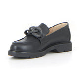 Mocassino con catena black | Boscaini Scarpe