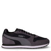 ST Miler sneaker in tessuto e pelle nero grigio | Boscaini Scarpe