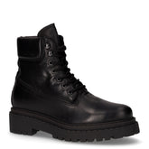 Anfibio con carrarmato in pelle nero - Anfibi Donna | Boscaini Scarpe