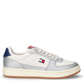Archive '98 Metallic sneaker in pelle argento blu | Boscaini Scarpe