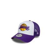 NBA SIDE PATCH TRUCKER Los Angeles Lakers white purple - Cappelli | Boscaini Scarpe