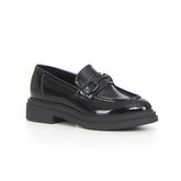 Mocassinocon staffa nero vernice - Mid Season Sale Mocassini Donna | Boscaini Scarpe