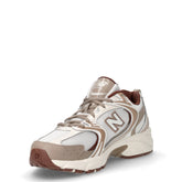 530-sneaker in tessuto e pelle sea salt | Boscaini Scarpe