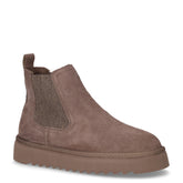 Stivaletto caldo in pelle taupe - TAMARIS | Boscaini Scarpe