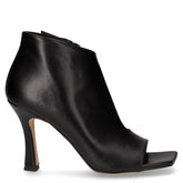 Sandalo con tacco in ecopelle nero - DU SIMON | Boscaini Scarpe