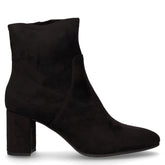 Tronchetto in tessuto con zip nero | Boscaini Scarpe
