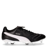 King Liga MxSG scarpa da calcio in pelle ed ecopelle nero bianco | Boscaini Scarpe
