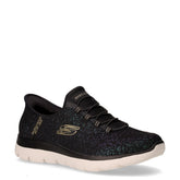 Summits Luner Glow sneaker in tessuto nero oro verde | Boscaini Scarpe