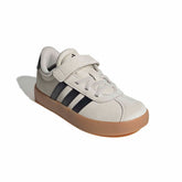 Vl Court 3.0 sneaker bambino in pelle beige nero | Boscaini Scarpe
