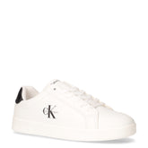 Sneaker bambino in ecopelle bianco nero | Boscaini Scarpe