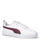 Rickie sneaker in ecopelle ragazza bianco rubino - PUMA BAMBINO | Boscaini Scarpe