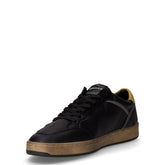 Giovi LTX2 sneaker in ecopelle nero ocra | Boscaini Scarpe