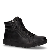Sneaker in ecopelle con zip nero - Sneakers Donna | Boscaini Scarpe