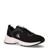 Hike Runner Lace Up sneaker in tessuto e mesh nero | Boscaini Scarpe