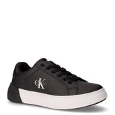 Sneaker in ecopelle bambino nero | Boscaini Scarpe