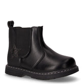 Stivaletto in ecopelle con zip bambina nero | Boscaini Scarpe