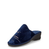 Ciabatta in tessuto navy | Boscaini Scarpe
