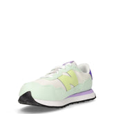 237 sneaker in tessuto ed ecopelle ragazza sale lime verde | Boscaini Scarpe