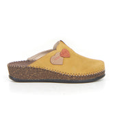 Ciabatta con zeppa ambra taupe - Ciabatte Donna | Boscaini Scarpe