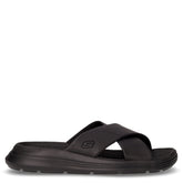 Sargo Denal ciabatta in pelle rivestita nero - SKECHERS | Boscaini Scarpe