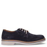 Stringata casual in pelle blu - Stringate Uomo | Boscaini Scarpe