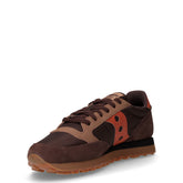 Jazz Original sneaker in pelle e tessuto marrone arancio | Boscaini Scarpe
