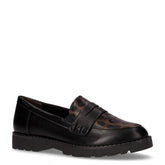 Mocassino in ecopelle leopardato nero - Mocassini Donna | Boscaini Scarpe