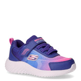 Bounder Hydra Cool sneaker in tessuto ed ecopelle bambina blu rosa | Boscaini Scarpe