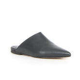 Sabot a punta nero nappa - Mules | Boscaini Scarpe