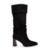 Stivale a punta in tessuto con tacco nero - LAURA BIAGIOTTI | Boscaini Scarpe