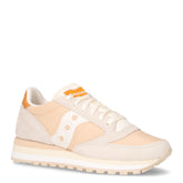 Jazz Triple sneaker in pelle e tessuto avorio crema | Boscaini Scarpe