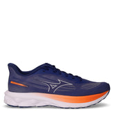 Scarpa running in tessuto e ecopelle blu arancio | Boscaini Scarpe