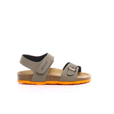 Luce sandalo bambino tortora arancione - GRUNLAND JUNIOR | Boscaini Scarpe
