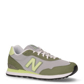 515 sneaker in tessuto ed ecopelle grigio verde - NEW BALANCE UOMO | Boscaini Scarpe