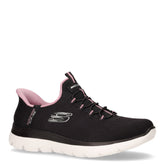 Summits Dream Chaser sneaker slip ins in tessuto nero malva - Sneakers Donna | Boscaini Scarpe