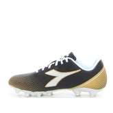 Pichichi 7 MG14 scarpa da calcio nero bianco oro - Mid Season Sale Uomo | Boscaini Scarpe