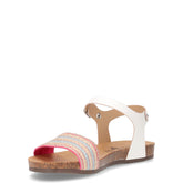Sandalo bianco giallo | Boscaini Scarpe
