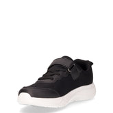 Sneaker da bambino con strappo in tessuto nero | Boscaini Scarpe