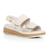 Sandalo con zeppa palegold - Sandali Con Tacco Donna | Boscaini Scarpe