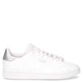 Urban court sneaker in ecopelle bianco argento - ADIDAS | Boscaini Scarpe