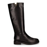 Stivale al ginocchio in pelle nero - Stivali Donna | Boscaini Scarpe