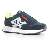 Jaki 2.0 fluo sneaker navy blue - Mid Season Sale Sneakers Uomo | Boscaini Scarpe